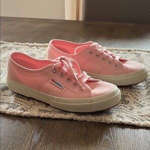 Superga Pink Canvas Sneakers Size 7